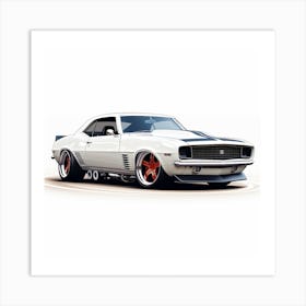 American Muscle Car 004 Art Print