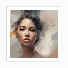 Portrait Of A Woman 3 Art Print