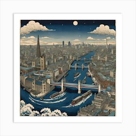 London Skyline Art Print