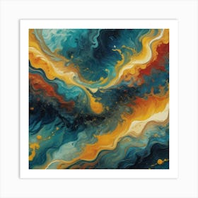 Abstract Painting 115 Art Print