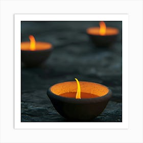 Diwali Lights Art Print