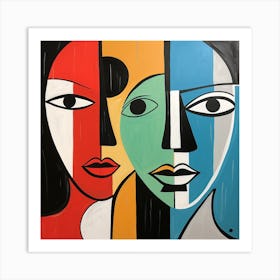 Three Faces Art Print