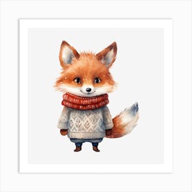 Cute Fox 3 Art Print