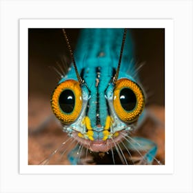 Blue Dragonfly Art Print