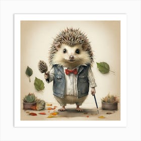 Hedgehog 44 Art Print