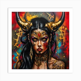 Devilish Art Print