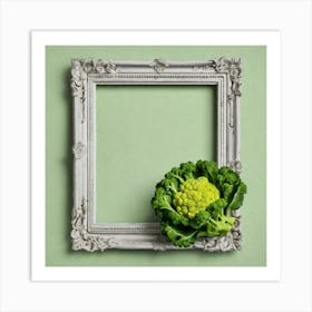 Cauliflower In A Frame 10 Art Print