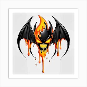 Demon Skull Art Print