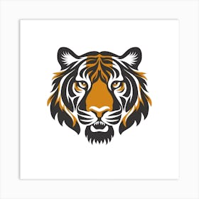 Tiger Head Logo 1 Art Print