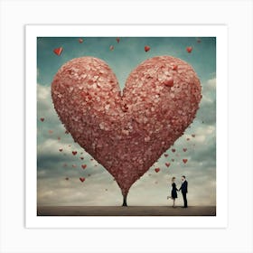 Big heart Art Print