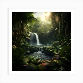 Tropical Rainforest Art Print