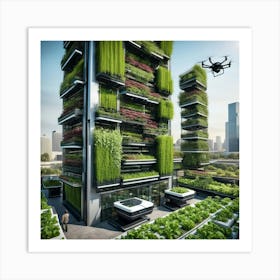 Urban Farming Art Print