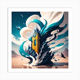 Castle In The Sky 2 Art Print