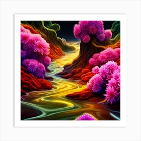 Mystic Landscape Art Print