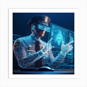 Police Officer Art Print