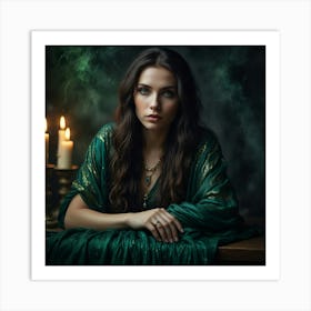 Elven Beauty 1 Art Print