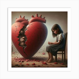 Broken Heart 5 Art Print