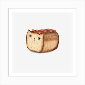 Bread Cat Art Print