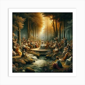 Music Of The Forest Art Print