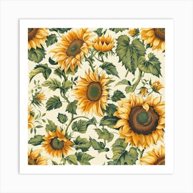 Sunflowers 11 Art Print