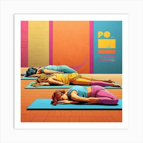 Yoga Pose Art Print