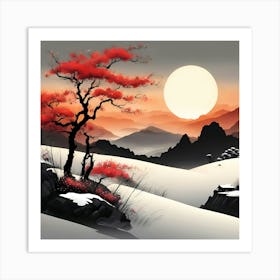 Asian Landscape 1 Art Print