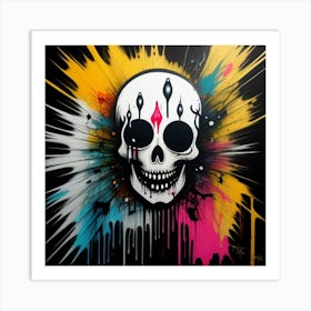 Skull Painting 2 Art Print