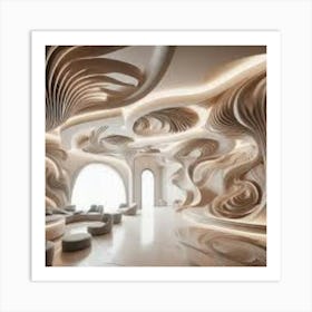 Hotel Lobby Art Print