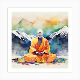 Buddha Meditation Art Print