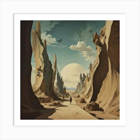 Desert Landscape 6 Art Print