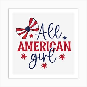 All American Girl 01 Art Print