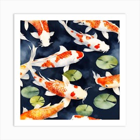 Colorful fish Art Print