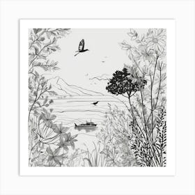 Bird In Flight 22 Art Print