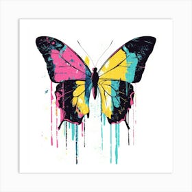 Color Drip Animal A Geometric But Art Print