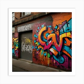 Graffiti Street Art 1 Art Print