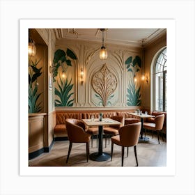 Restaurant In Paris 1 Art Print