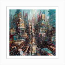 Cityscape 22 Art Print