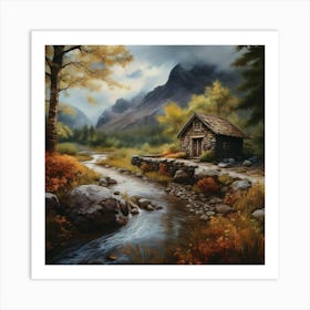 Cabin In The Woods 7 Art Print