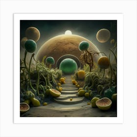 Alien Landscape 5 Art Print