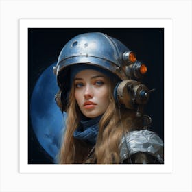 Sci-Fi Girl 1 Art Print