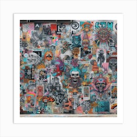 Graffiti Wall Art Print