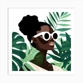 Afro-American Woman 37 Art Print