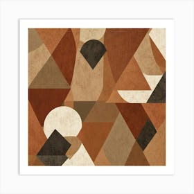 Abstract Geometric Pattern 49 Art Print