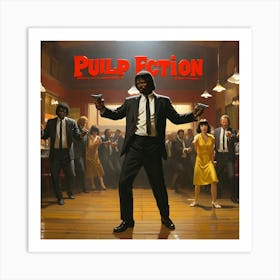 Leonardo Diffusion Xl Pulp Fiction Dance 2 Art Print