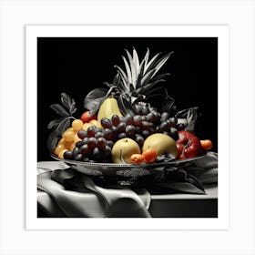 Fruit In A Bowl Art Print