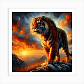 Wild Animal Illustration 348 Art Print