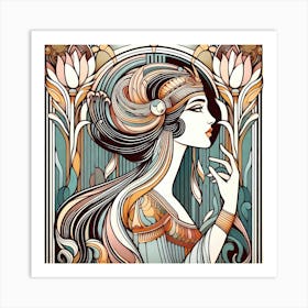 Cleopatra Portrait Artwork 186 Art Print