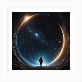 Man In Space 1 Art Print