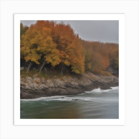 Autumn Trees 1 Art Print