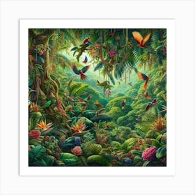 Tropical Jungle Art Print